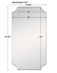Lennox - Scalloped Corner Mirror