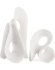 Silent Wave - Sculptures (Set of 2) - White