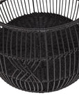 Rug Displays - Rattan Iron Basket