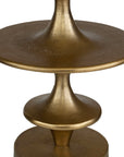 Flight - Accent Table - Brass