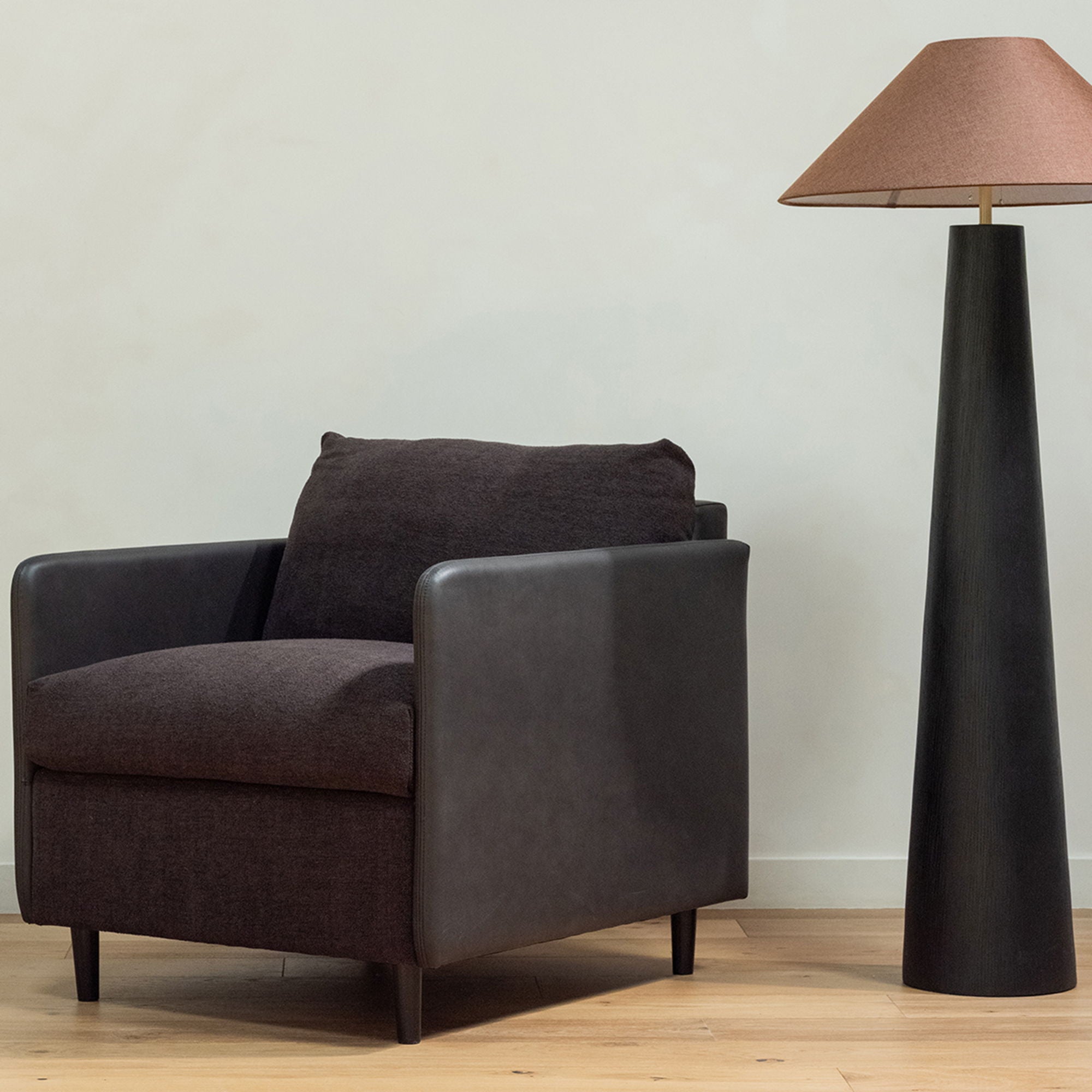 Teller - Accent Chair - Warm Black