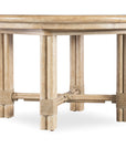 Retreat - Pole Rattan Round Dining Table With 1-20in Leaf