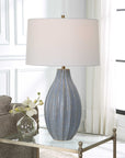 Veston - Blue Glaze Table Lamp