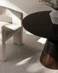 Myron - Dining Table - Dark Sheesham