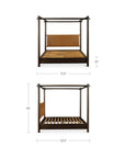 Devin - Queen Bed - Brown