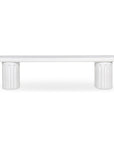 Eris - Outdoor Dining Bench - White