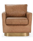 Lathe - Leather/Hide Accent Chair