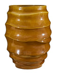 Canyon Wave - Indoor-Outdoor Earthy Planter - Brown