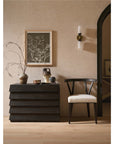 Dwell - Basalt Side Chair (Set of 2) - Dark Gray / White