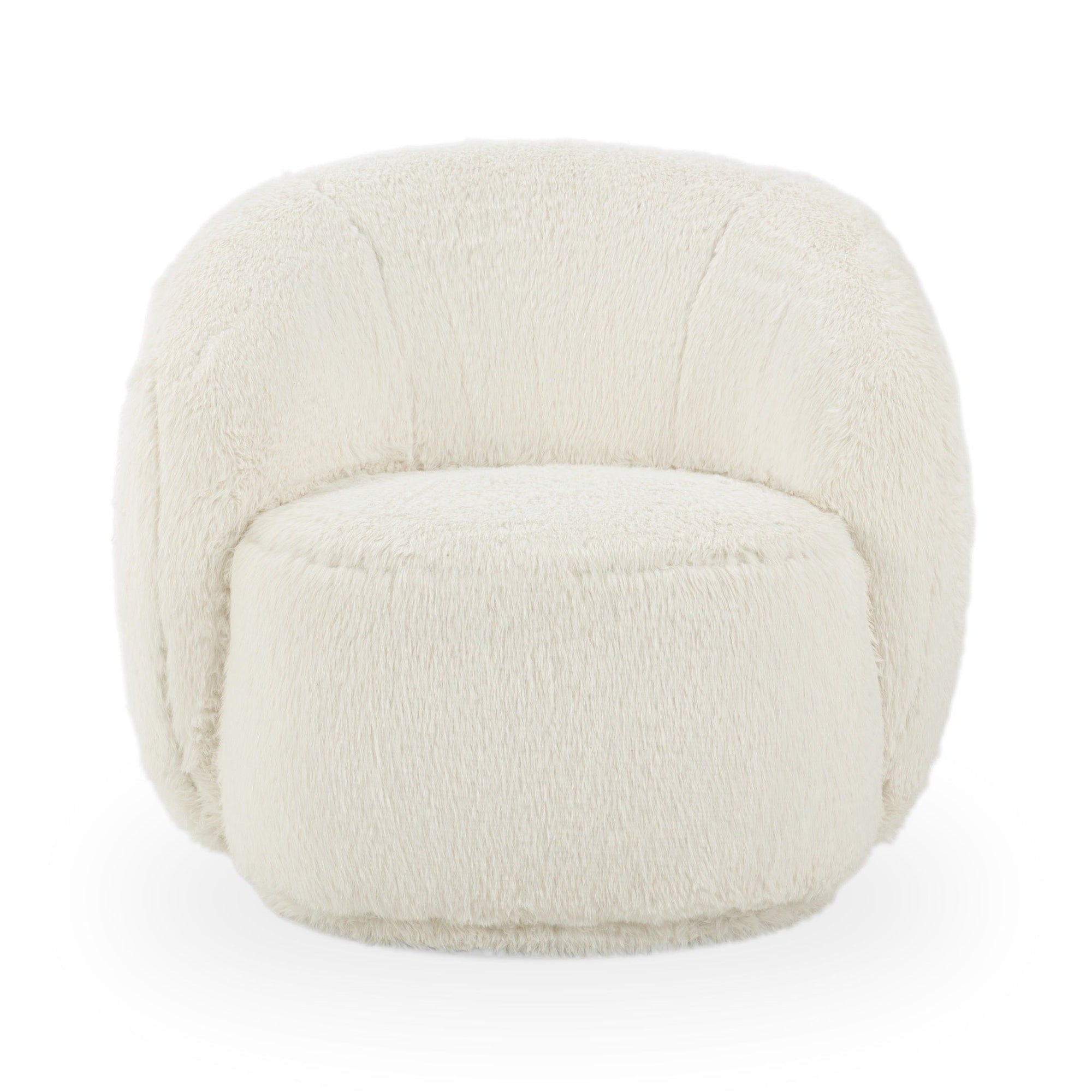 Adley - Plush Swivel Accent Chair