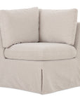 Fable - Slipcover Dining Corner Chair - Beige