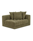 Davie - Right Arm Facing Chair - Olive Green
