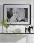 Eyes On The Prize - Framed Print - White