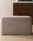 Kelce - Woven Checkered Ottoman - Brown