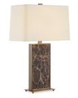 Lafferty - Marble Table Lamp - Dark Brown