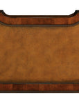 Home Office - Hole Desk Bow Front - Dark Brown