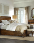 Archivist - Sleigh Bed With Low Footboard