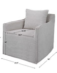 Welland - Swivel Chair - Gray