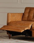 Bridgers - Leather Power Recliner Sofa - Tan