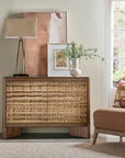 Eleana - Two Door Chest - Medium Wood / Light Brown