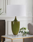Adela - Table Lamp - Moss Green