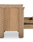 Treccia - 2 Drawer Nightstand - Oak