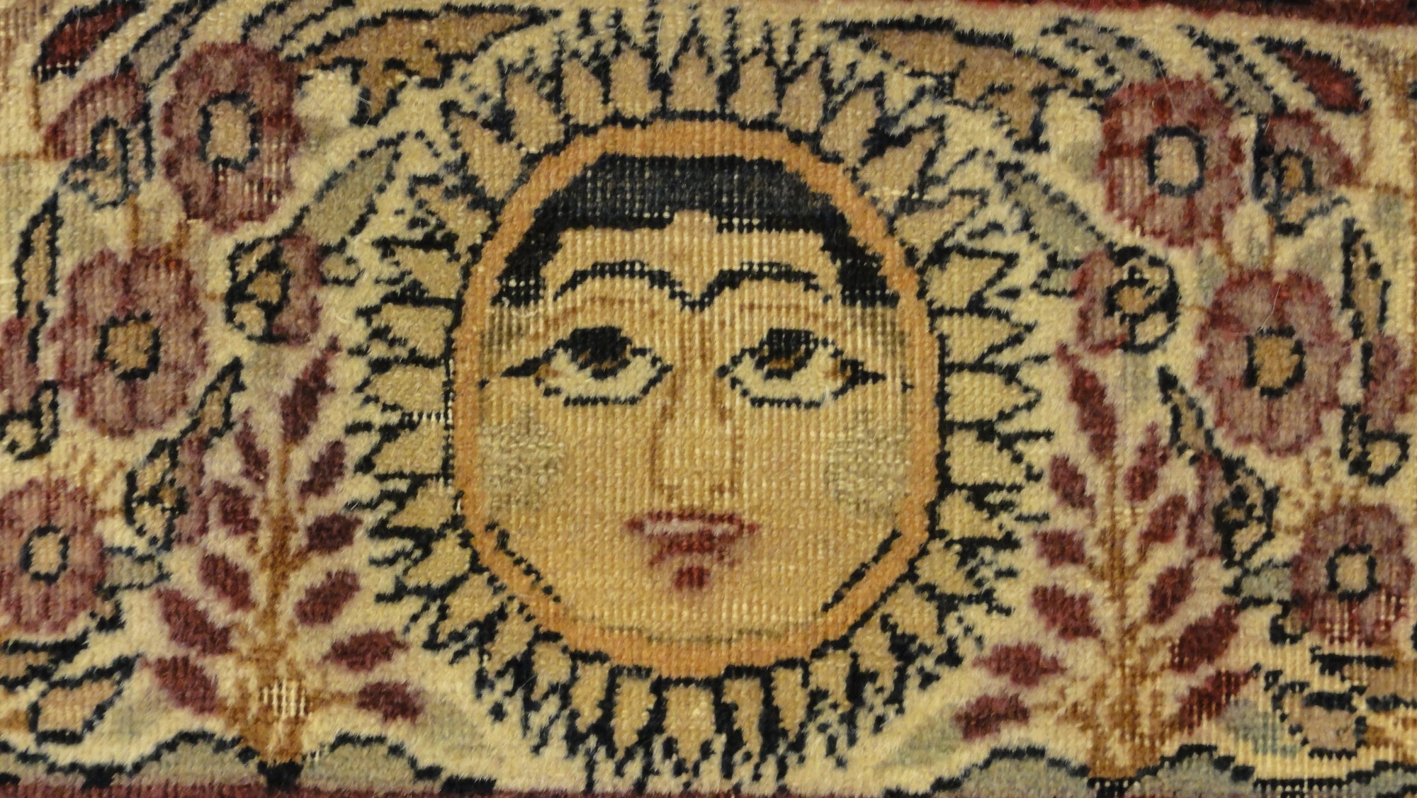 Antique Tree of Life Kerman Rug 34559