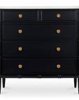 Eleanor - 5 Drawer Chest - Black