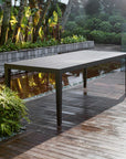 Polanco - Outdoor Aluminum Dining Table - Black