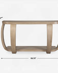 Adona - Wood Console Table - Light Brown