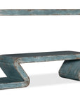 Commerce and Market - Inside Track Console Table - Blue