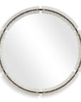 Crystalline - Round Mirror - White