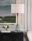 Sanctuary - Green Gray Table Lamp