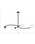 Cedric - Pendant Lamp - White / Black