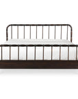 Vivian - King Bed - Dark Brown
