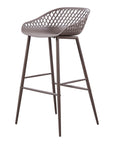 Piazza - Outdoor Barstool Barstool (Set of 2) - Gray