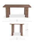 Lia - Dining Table - Dark Brown