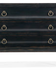 Charleston - Three Drawer Chest - Armoire Base - Black