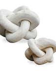 Limestone - Link Sculptures (Set of 2) - Beige