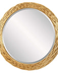 Celeste - Gold Round Mirror