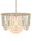 Arches - 1 Light Rattan Pendant - Light Brown