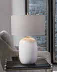 Winterscape - Glaze Table Lamp - White