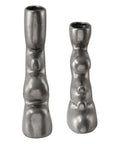 Free Flowing - Nickel Vases (Set of 2)