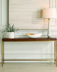 Moran - Burl Console Table - Light Brown