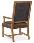 Big Sky - Host Chair (Set of 2) - Dark Brown