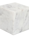 Cora - Cube Tabletop Accent - White