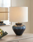 Andrus - Glaze Table Lamp - Blue