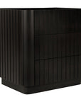 Povera - 3 Drawer Chest - Black