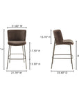 Early - Bar Stool - Dark Brown
