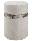 Comanche - White Ceramic Garden Stool